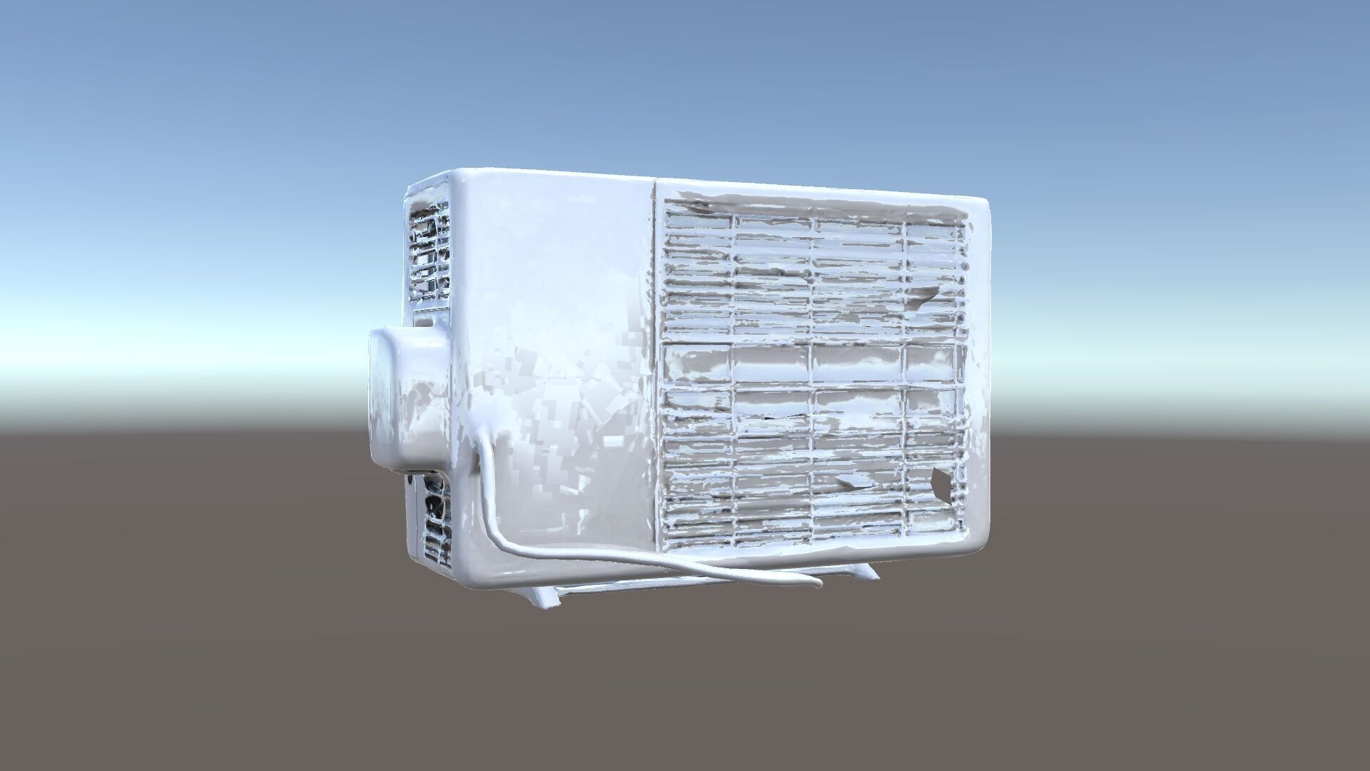 WallMounted Air Conditioning Unit D Model Pack Low-poly 3D model_11