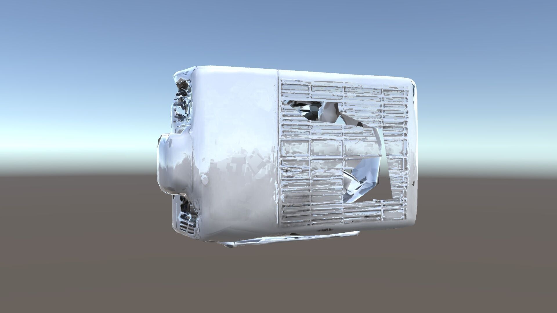 WallMounted Air Conditioning Unit D Model Pack Low-poly 3D model_26