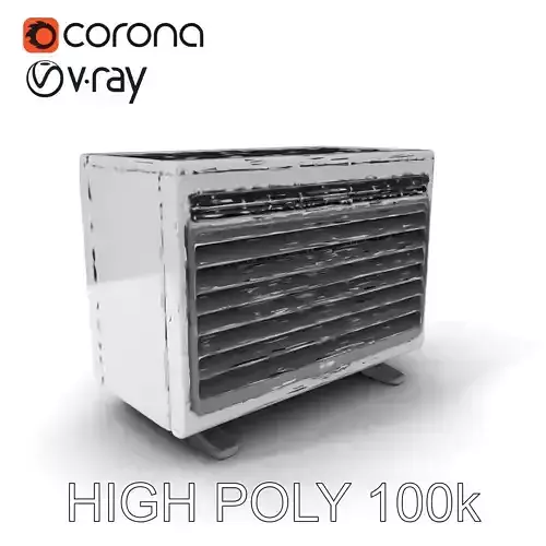 Modern Air Conditioner Model Pack with Detailed Grilles