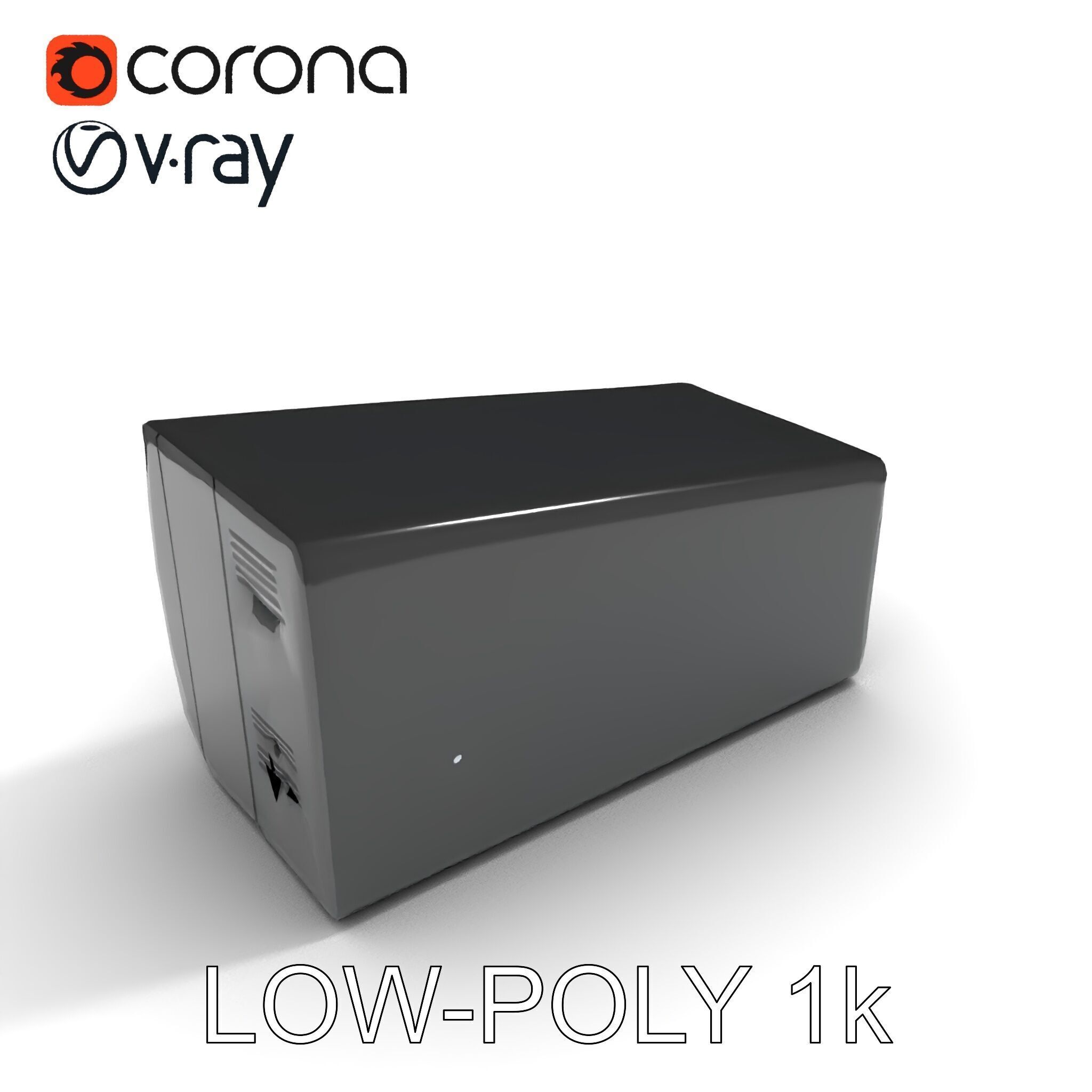 WallMounted Air Conditioner D Model Pack Low-poly 3D model_10