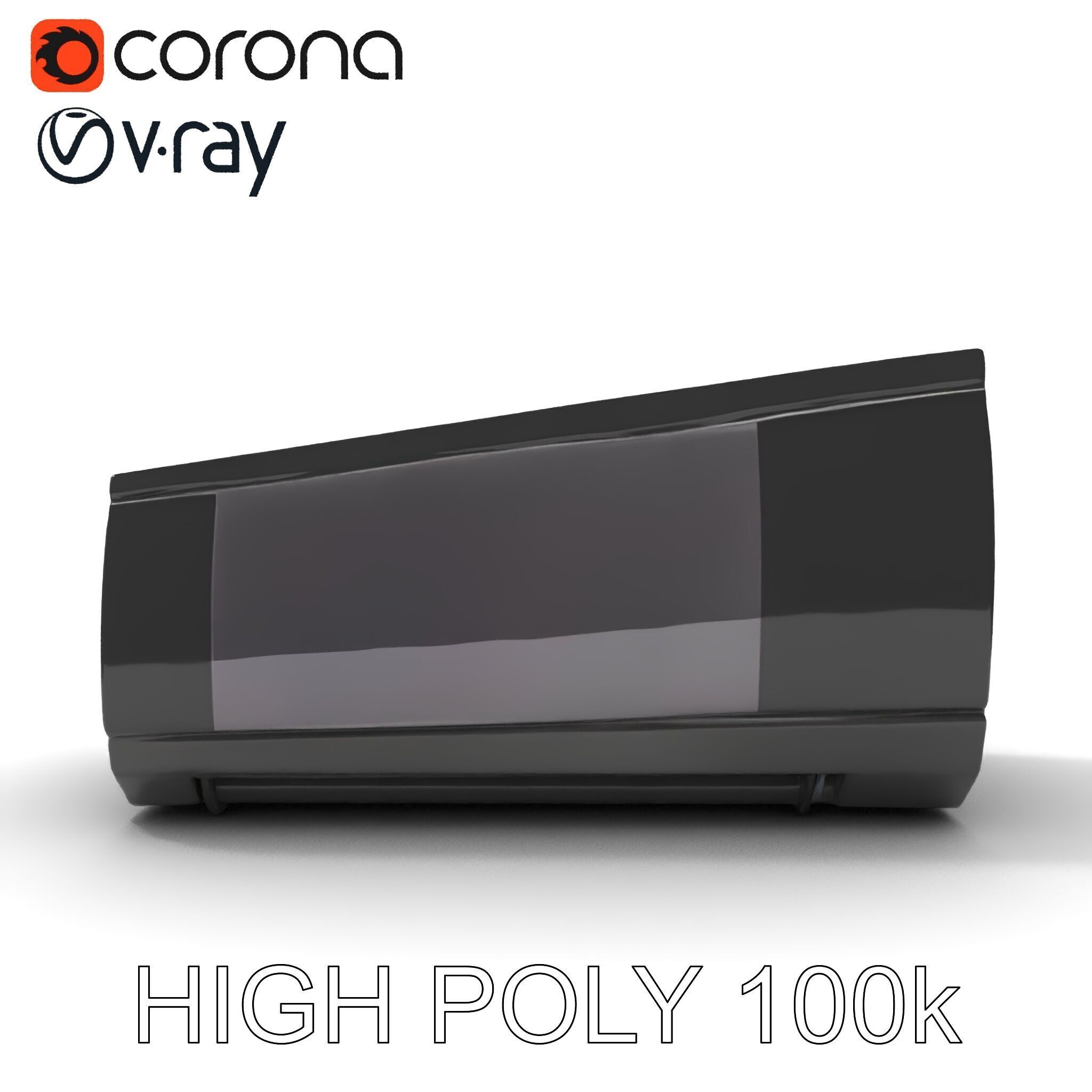 WallMounted Air Conditioner D Model Pack Low-poly 3D model_21