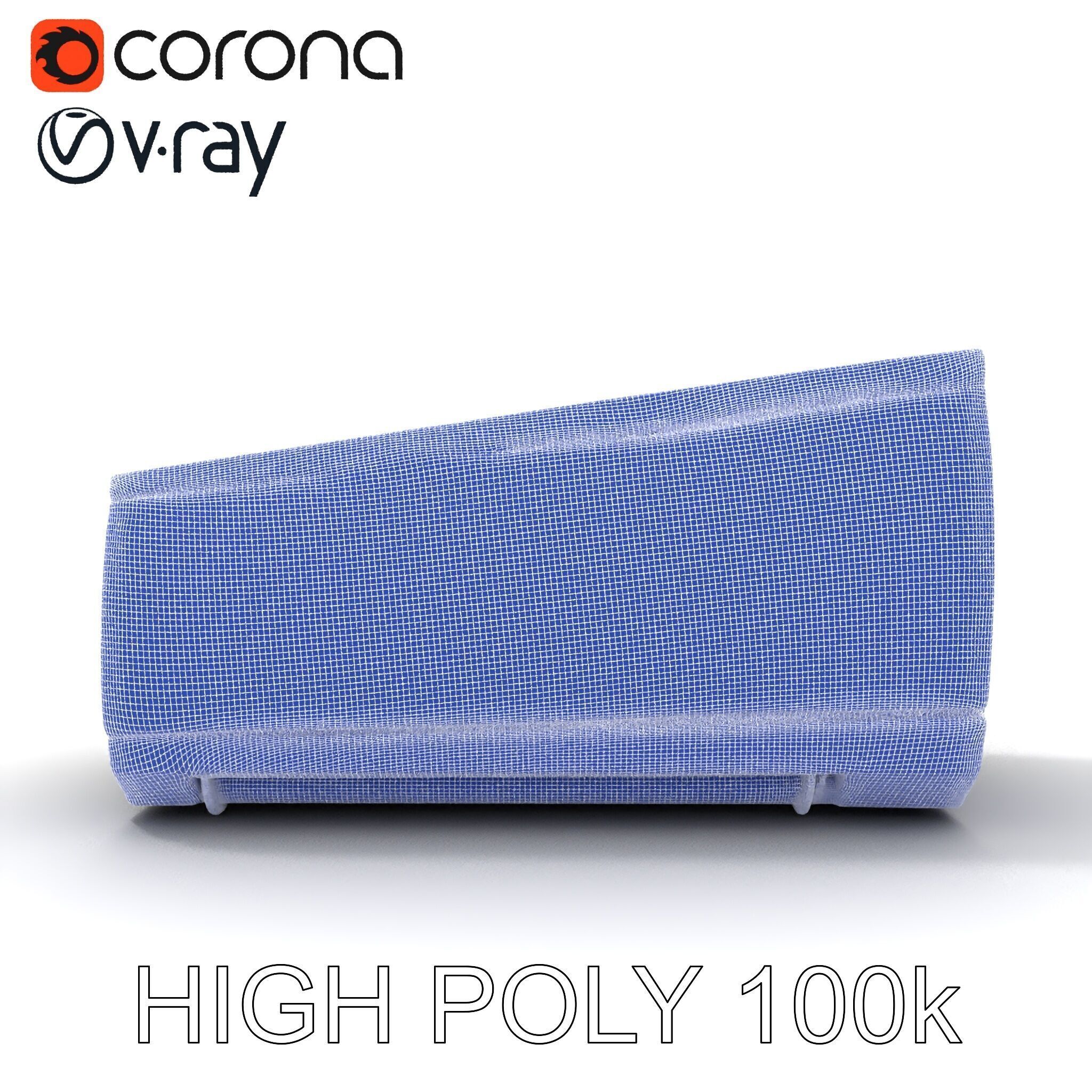 WallMounted Air Conditioner D Model Pack Low-poly 3D model_34