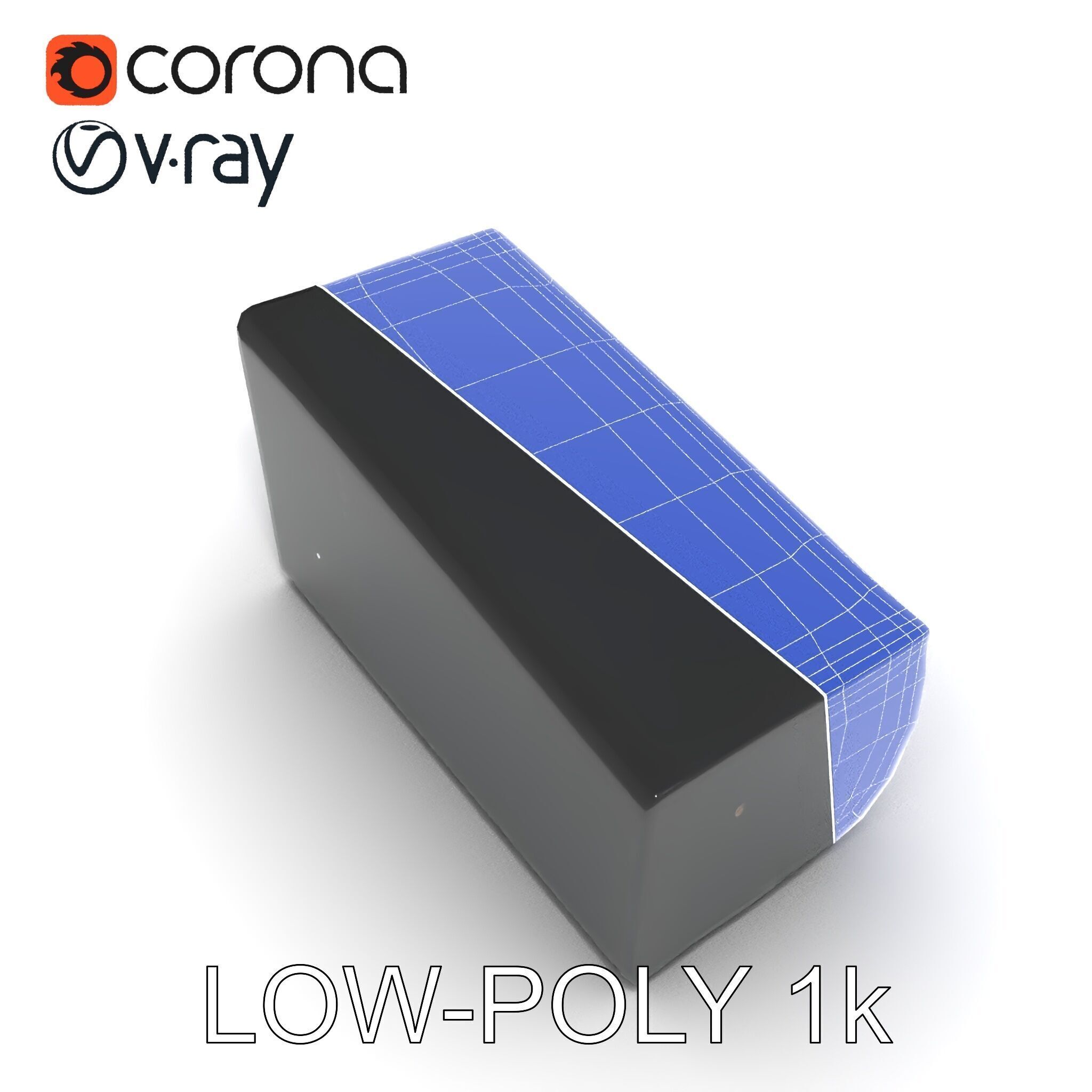 WallMounted Air Conditioner D Model Pack Low-poly 3D model_16