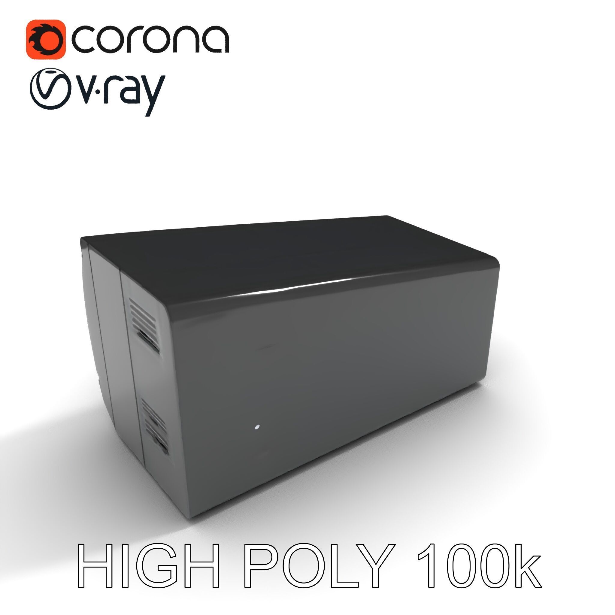 WallMounted Air Conditioner D Model Pack Low-poly 3D model_31