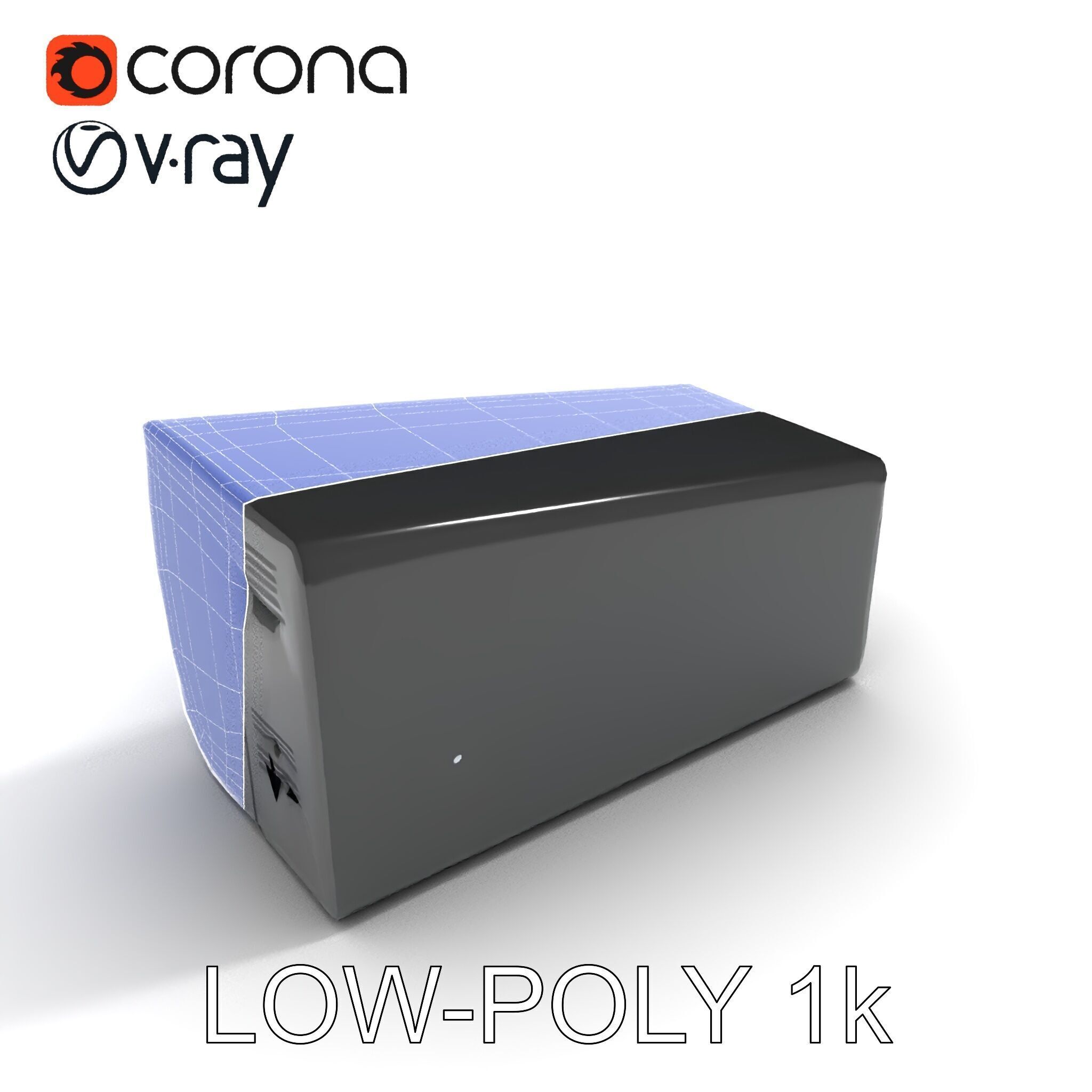 WallMounted Air Conditioner D Model Pack Low-poly 3D model_33