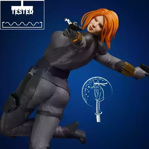 Black Widow - Marvel Tested and Ready For 3D Printing 3D print model