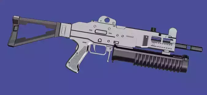 Helldivers 2 - STA-11 SMG for cosplay 3D print model