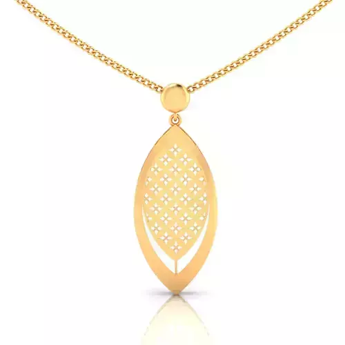 fusion women gold pendant 1016