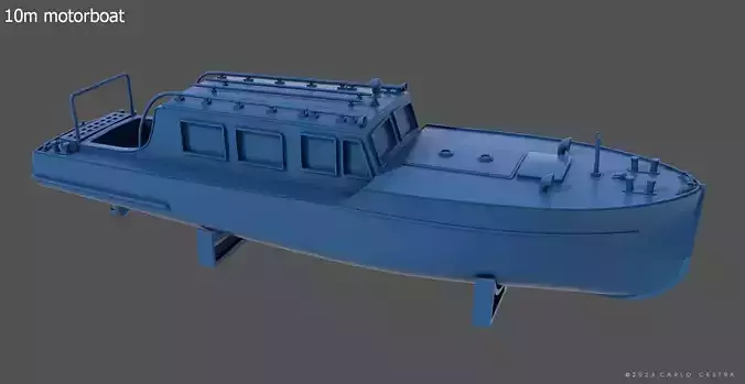 10m italian ww2 motorboat - Commercial license - 1-100 scale