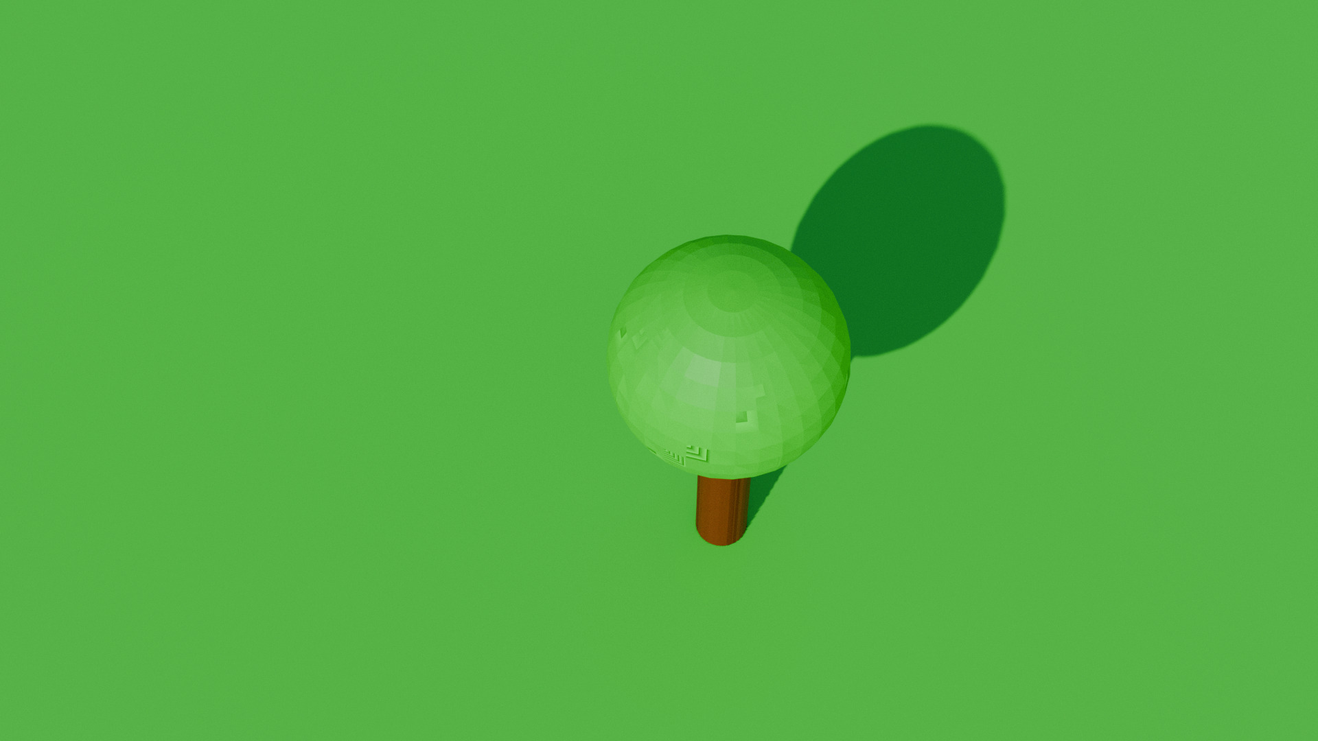 Cartoon Tree Free low-poly 3D model_2