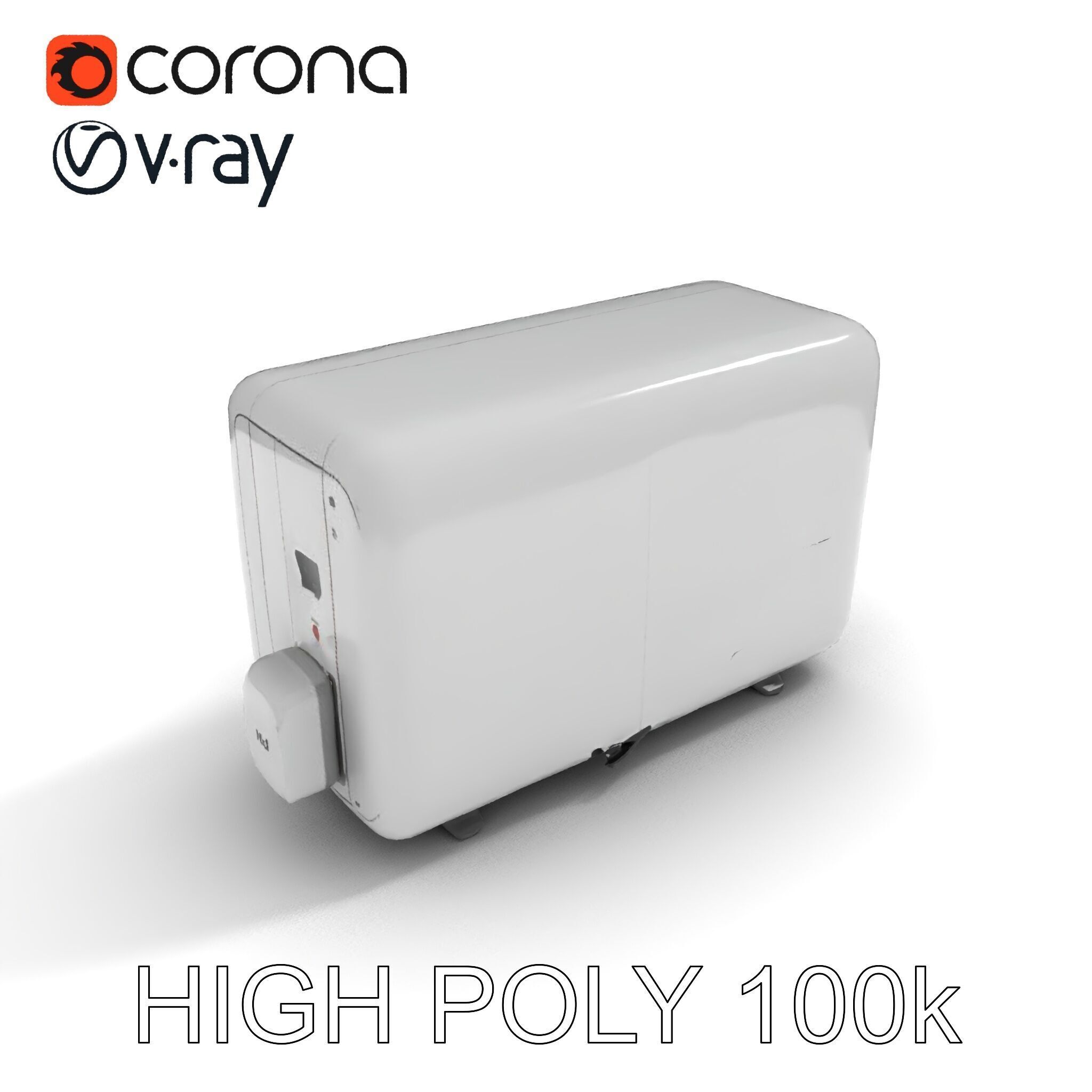 Air Conditioner D Model Pack for Realistic Simulations Low-poly 3D model_15