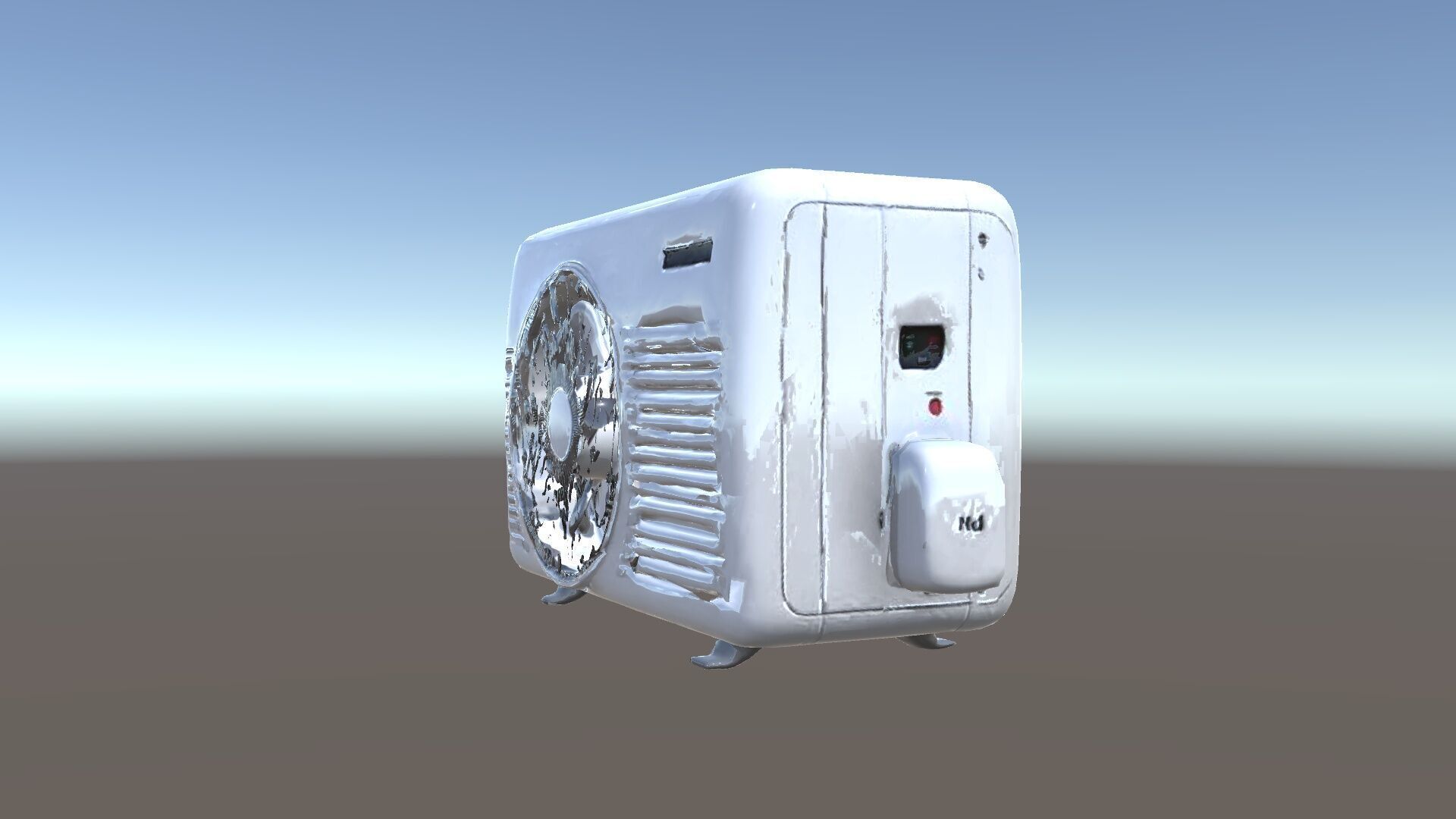 Air Conditioner D Model Pack for Realistic Simulations Low-poly 3D model_32