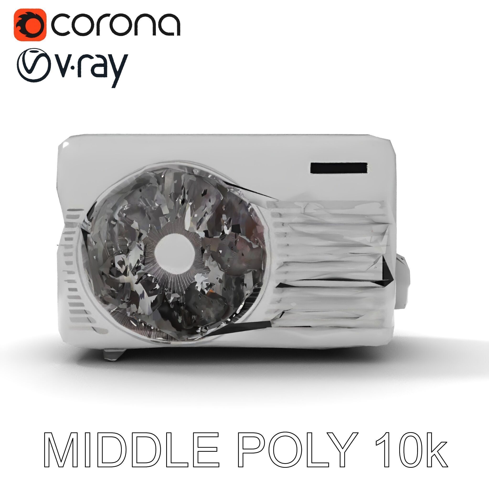 Air Conditioner D Model Pack for Realistic Simulations Low-poly 3D model_16