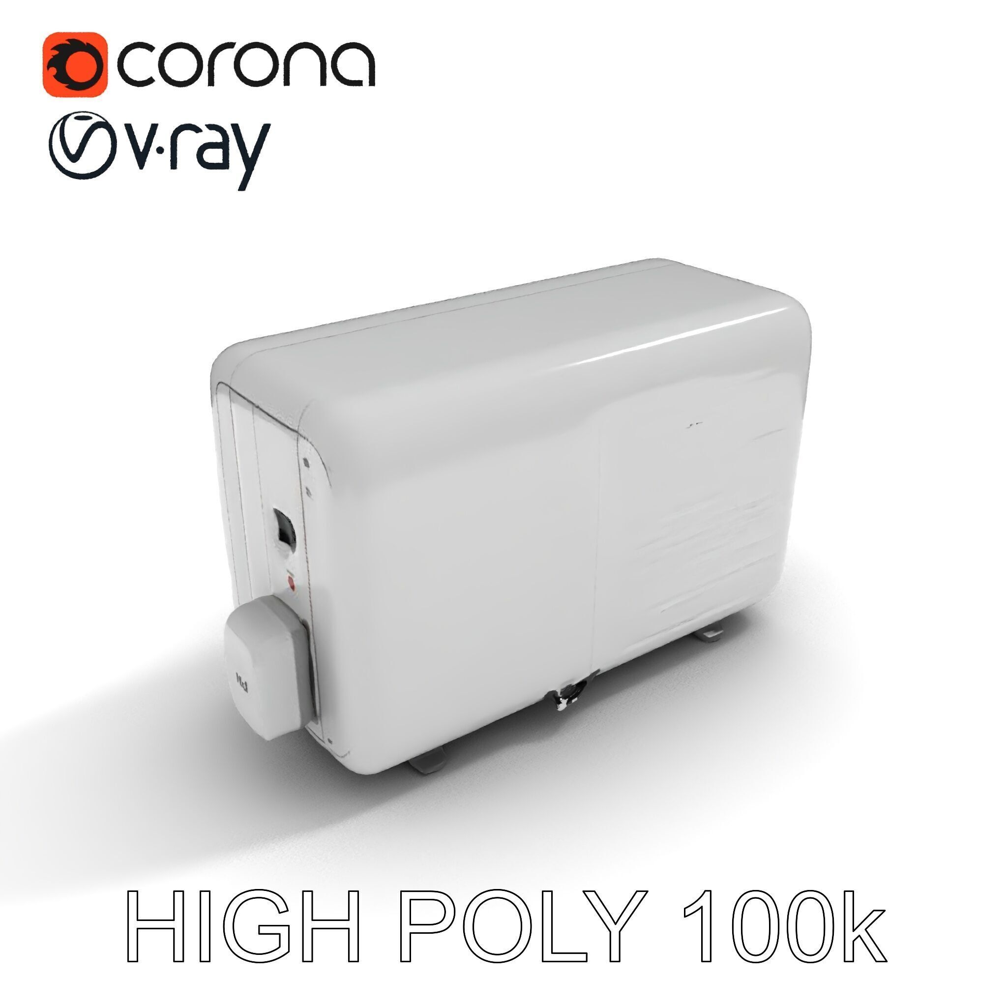 Air Conditioner D Model Pack for Realistic Simulations Low-poly 3D model_35