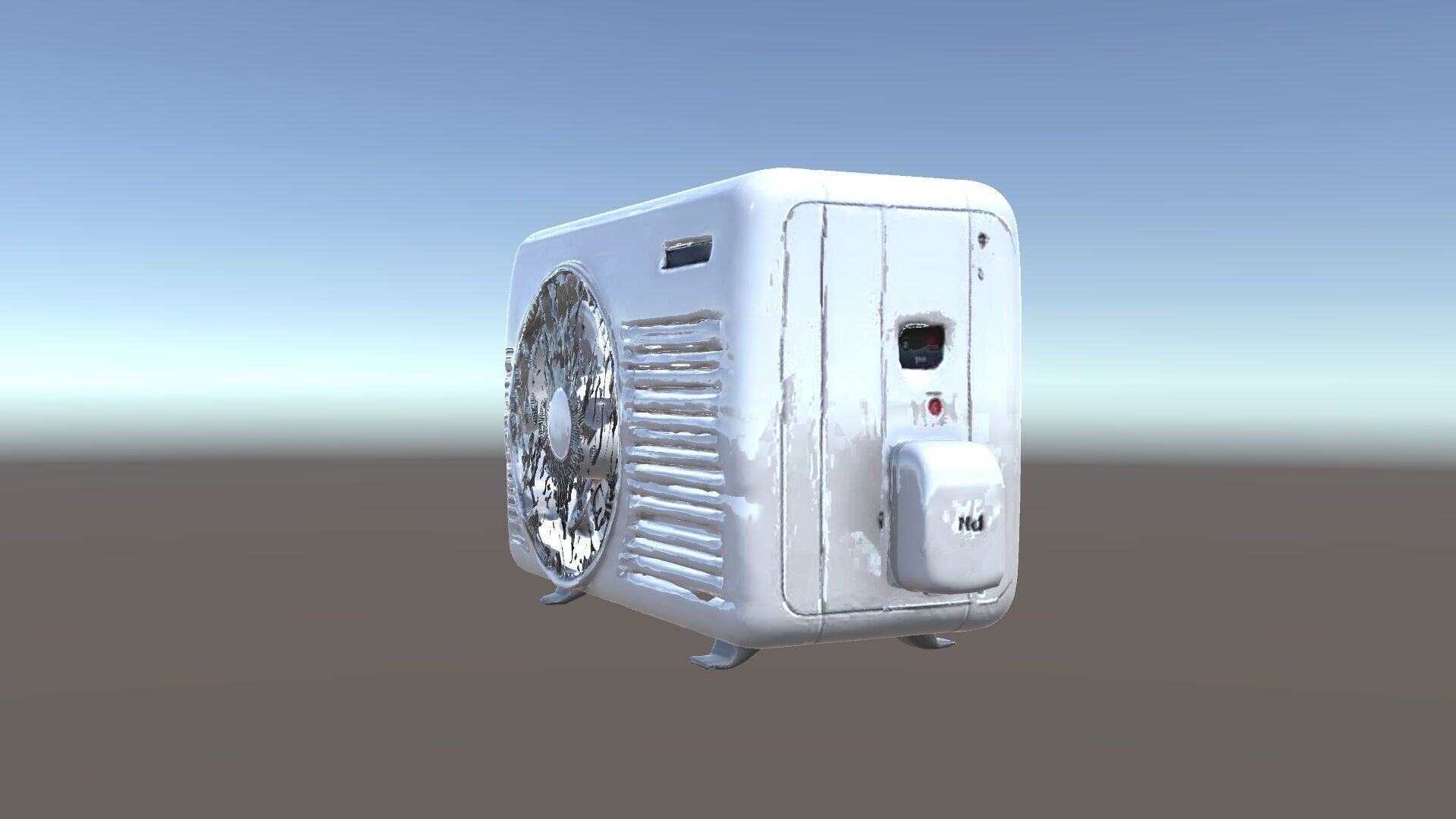 Air Conditioner D Model Pack for Realistic Simulations Low-poly 3D model_5