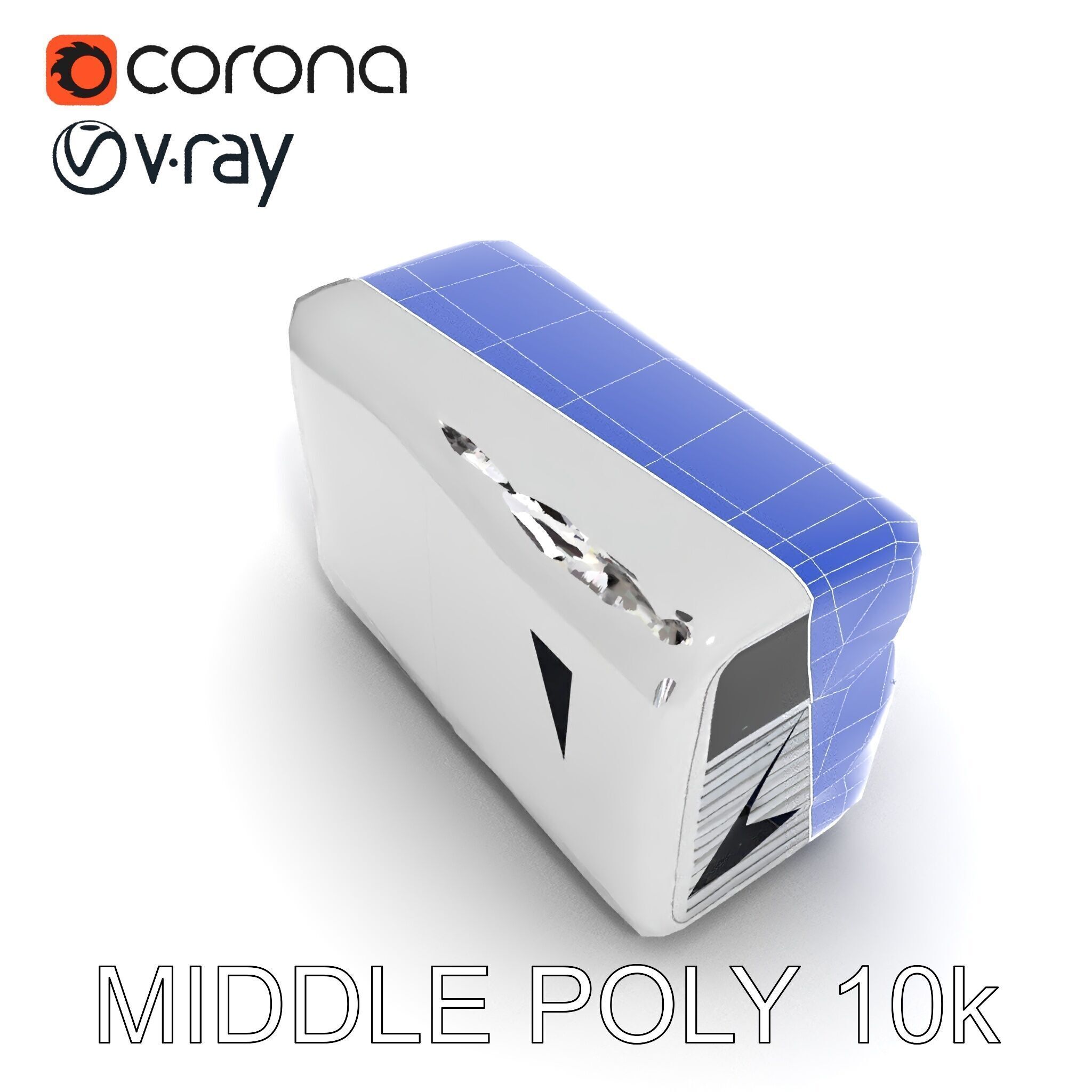 Air Conditioner D Model Pack for Realistic Simulations Low-poly 3D model_30