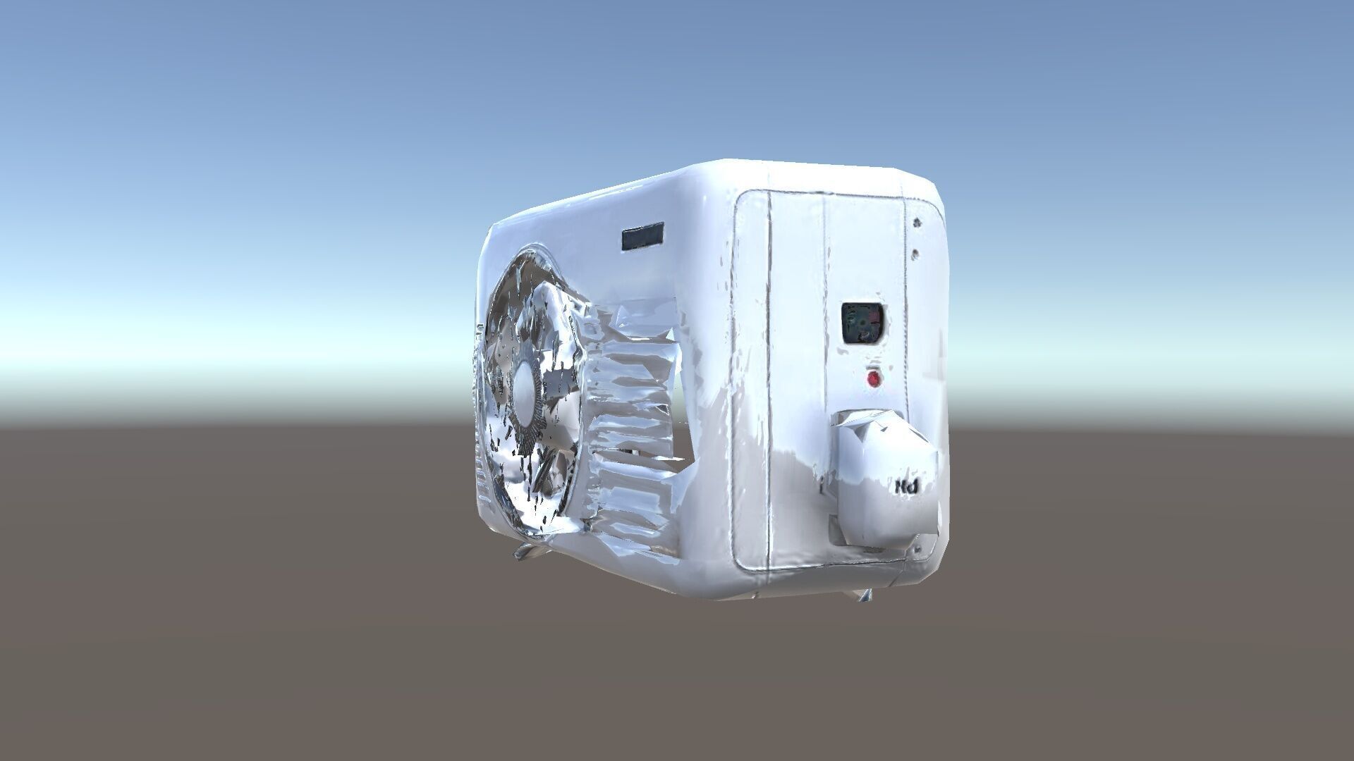 Air Conditioner D Model Pack for Realistic Simulations Low-poly 3D model_9