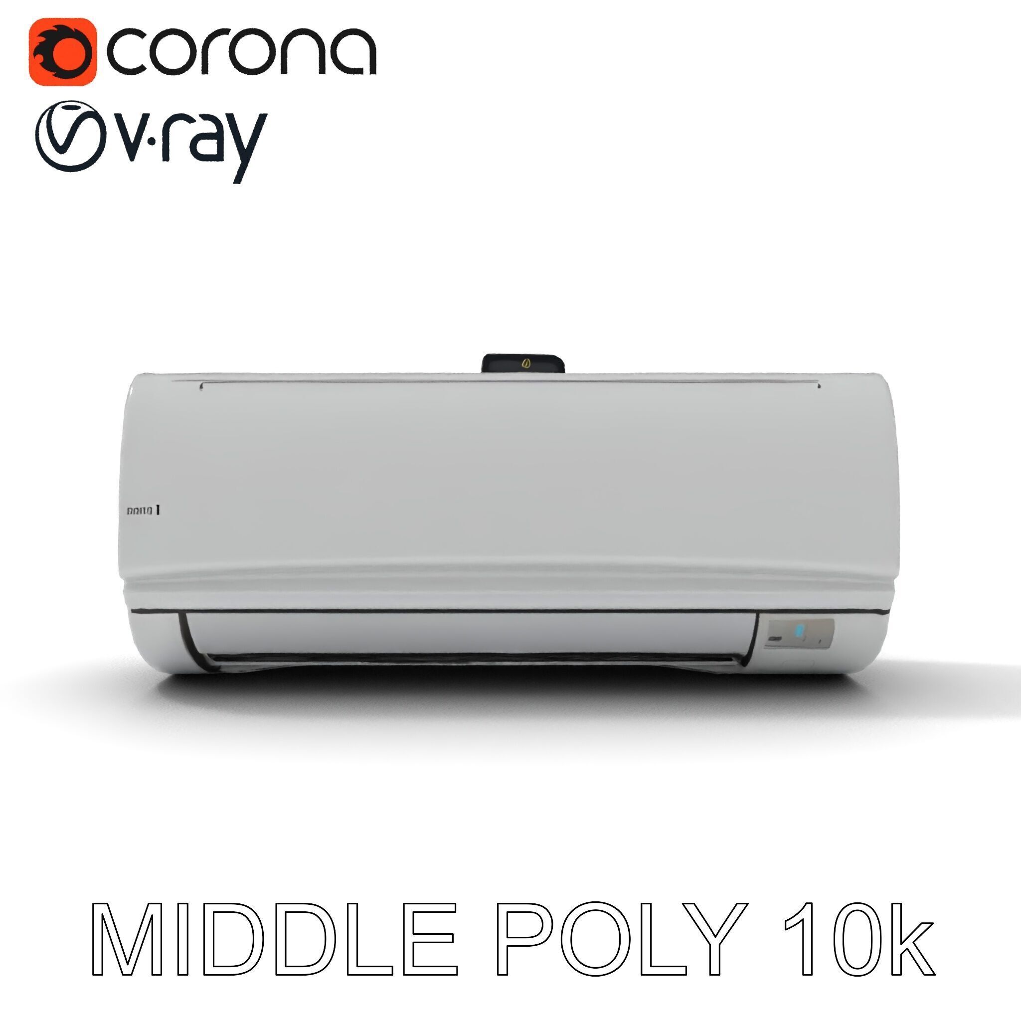 WallMounted AC Unit Model Pack Realistic and Detailed Low-poly 3D model_28