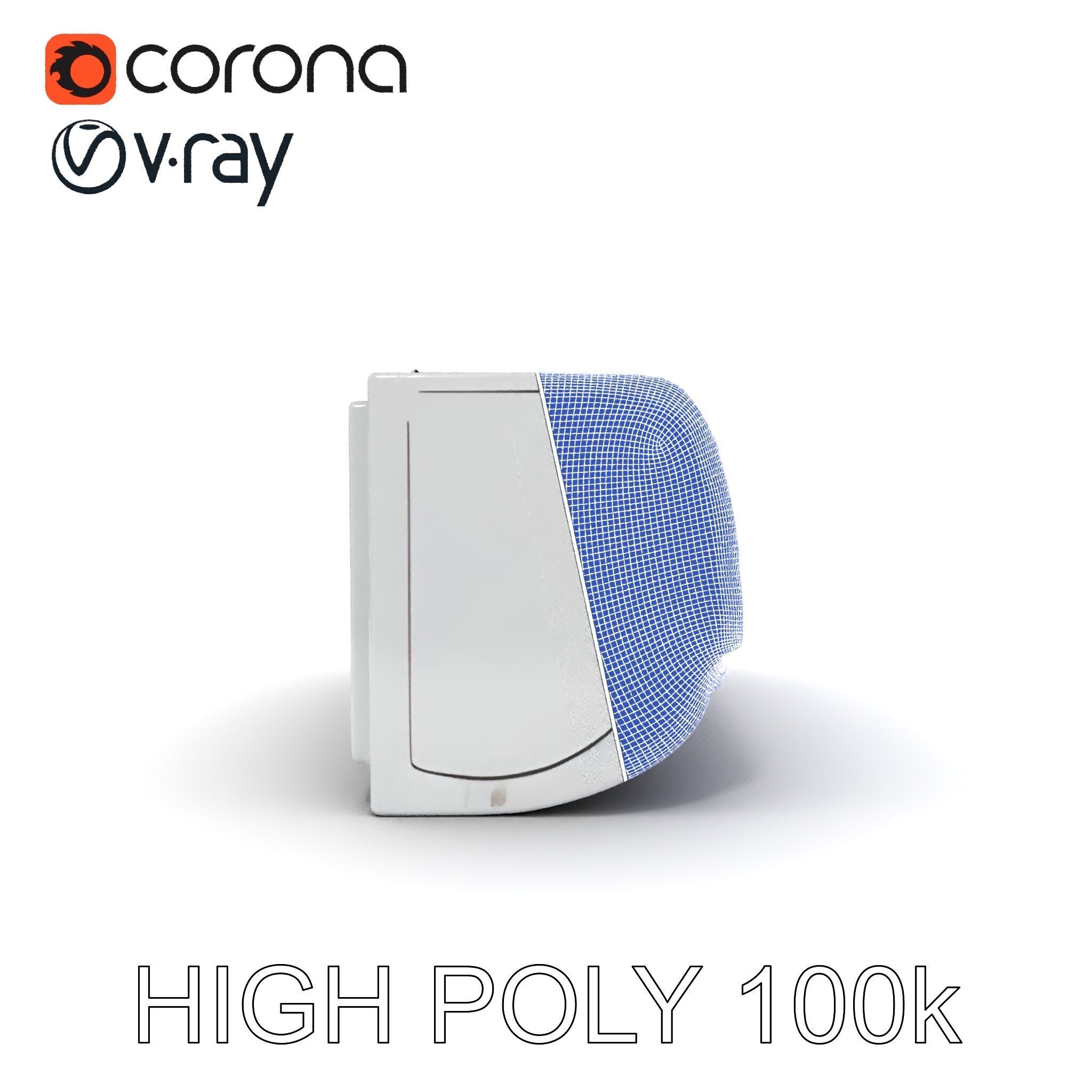 WallMounted AC Unit Model Pack Realistic and Detailed Low-poly 3D model_33