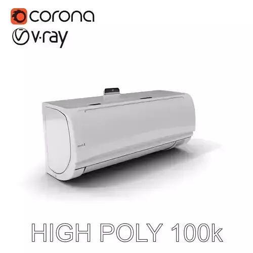 WallMounted AC Unit Model Pack  Realistic and Detailed