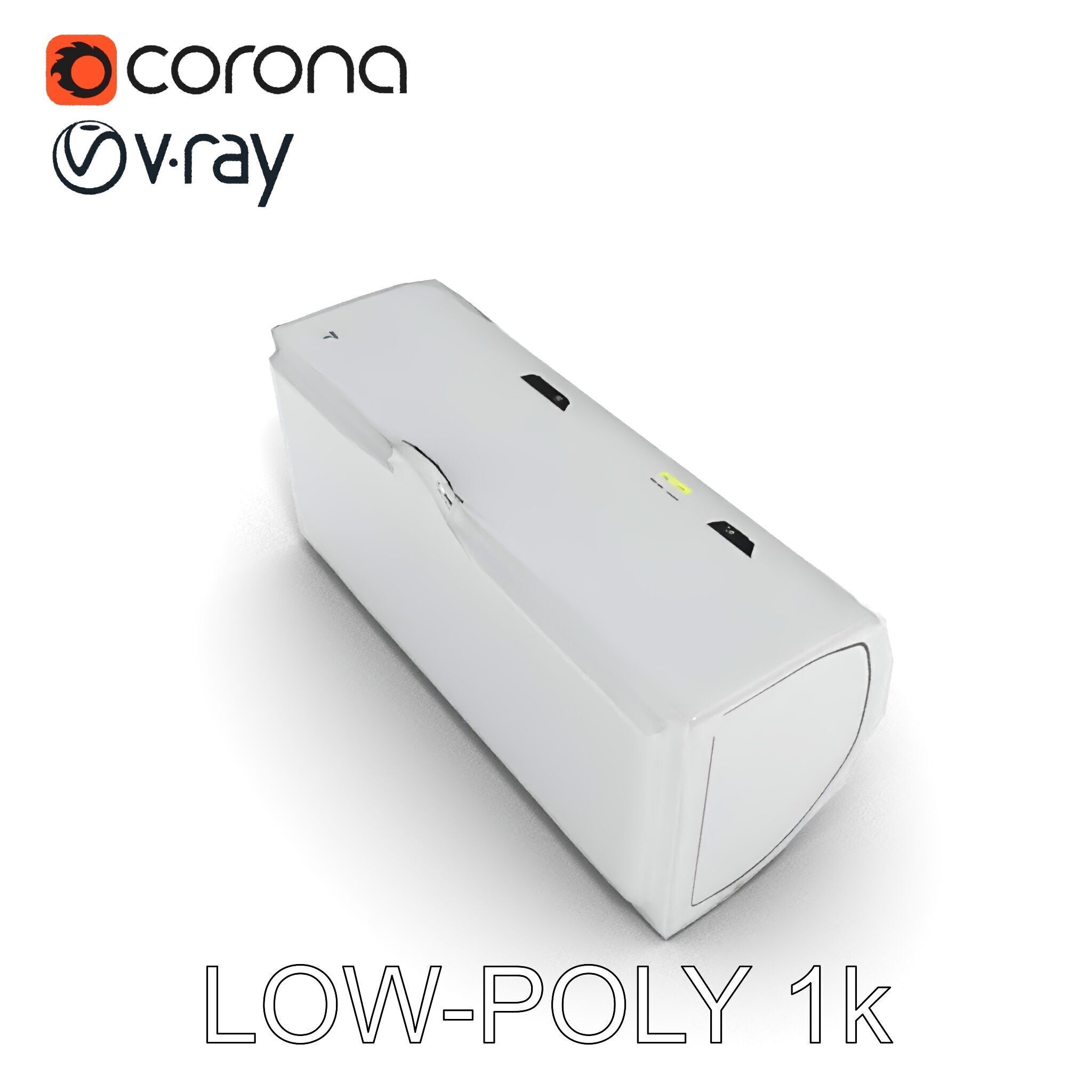 WallMounted AC Unit Model Pack Realistic and Detailed Low-poly 3D model_26