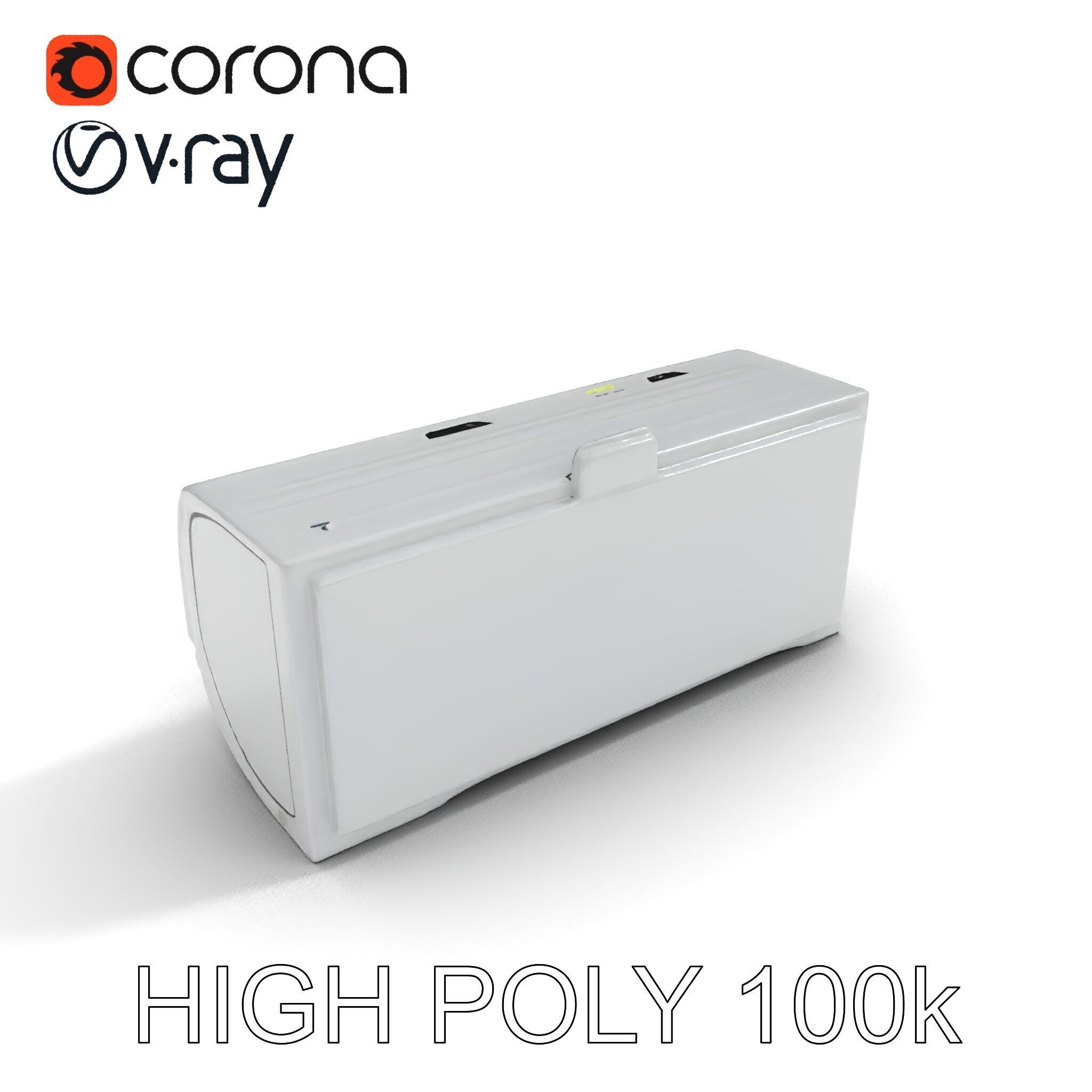 WallMounted AC Unit Model Pack Realistic and Detailed Low-poly 3D model_13