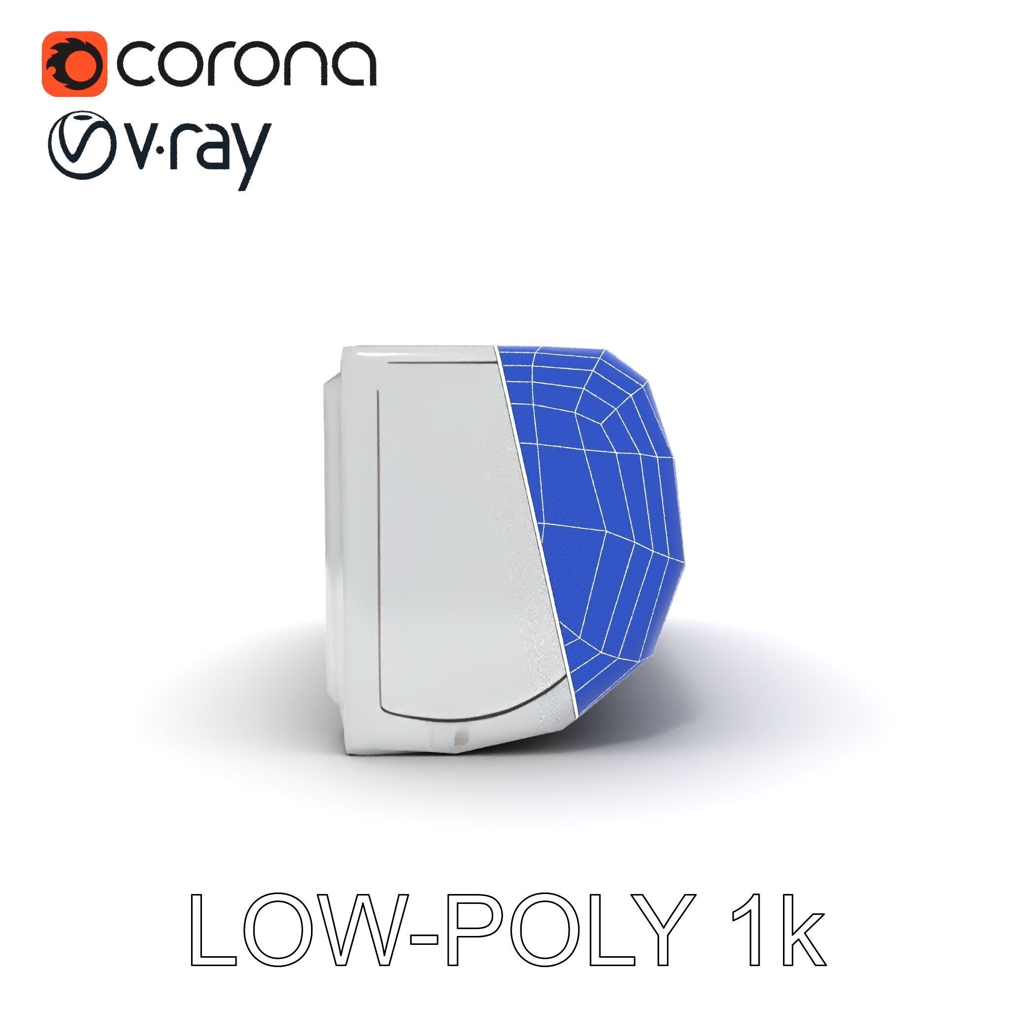 WallMounted AC Unit Model Pack Realistic and Detailed Low-poly 3D model_35