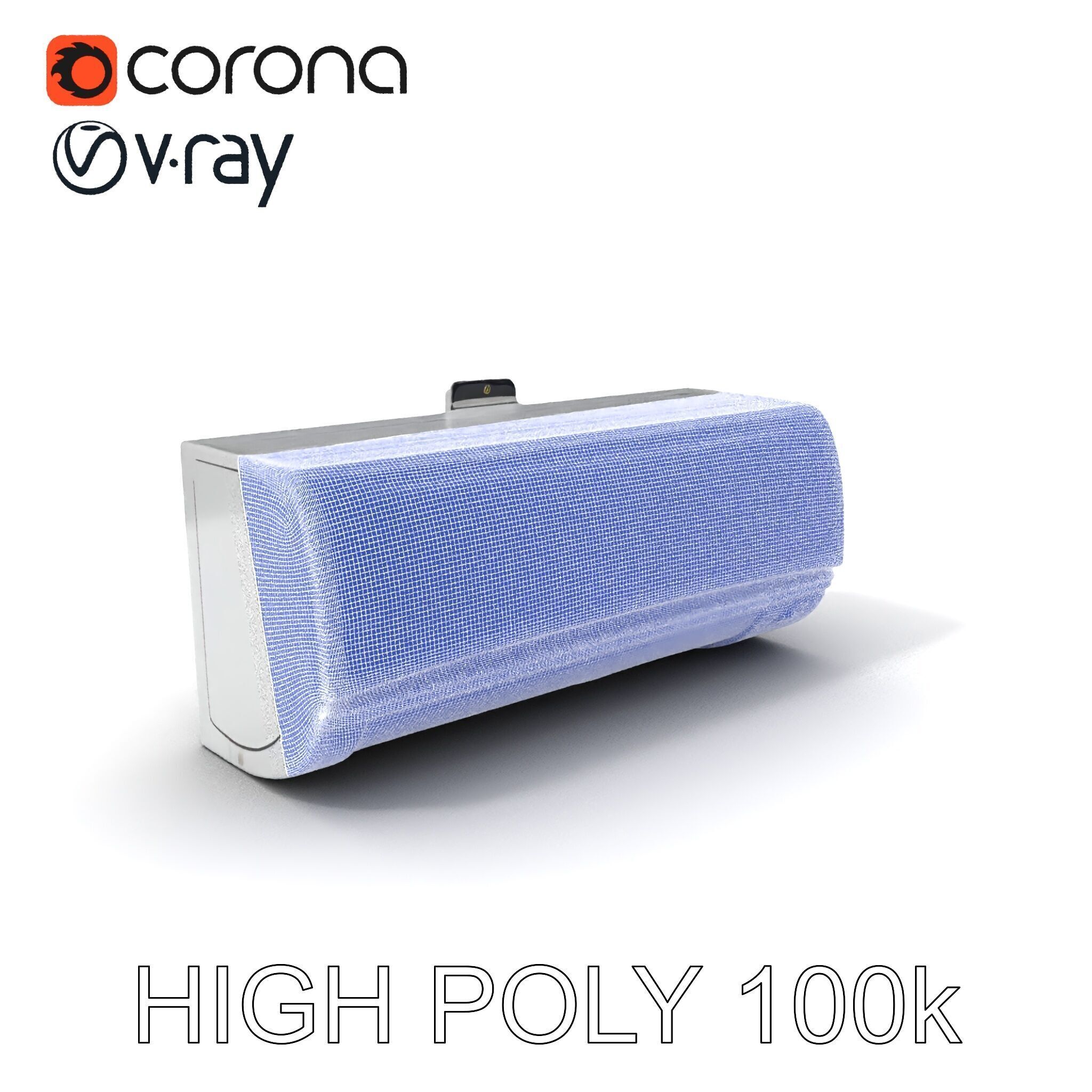 WallMounted AC Unit Model Pack Realistic and Detailed Low-poly 3D model_3