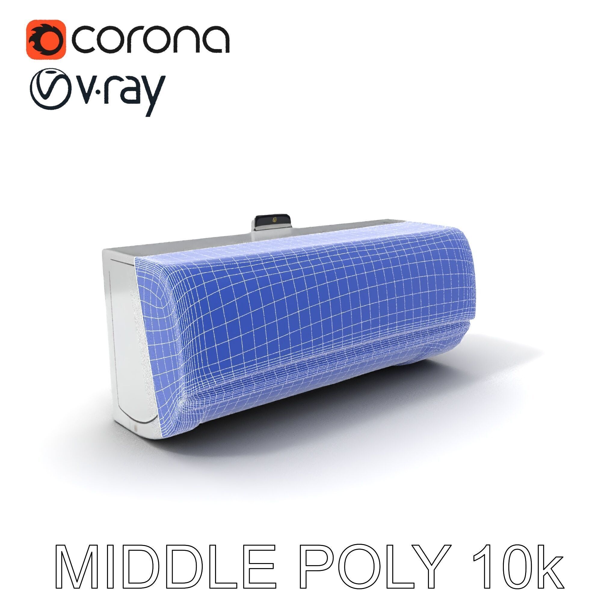 WallMounted AC Unit Model Pack Realistic and Detailed Low-poly 3D model_17