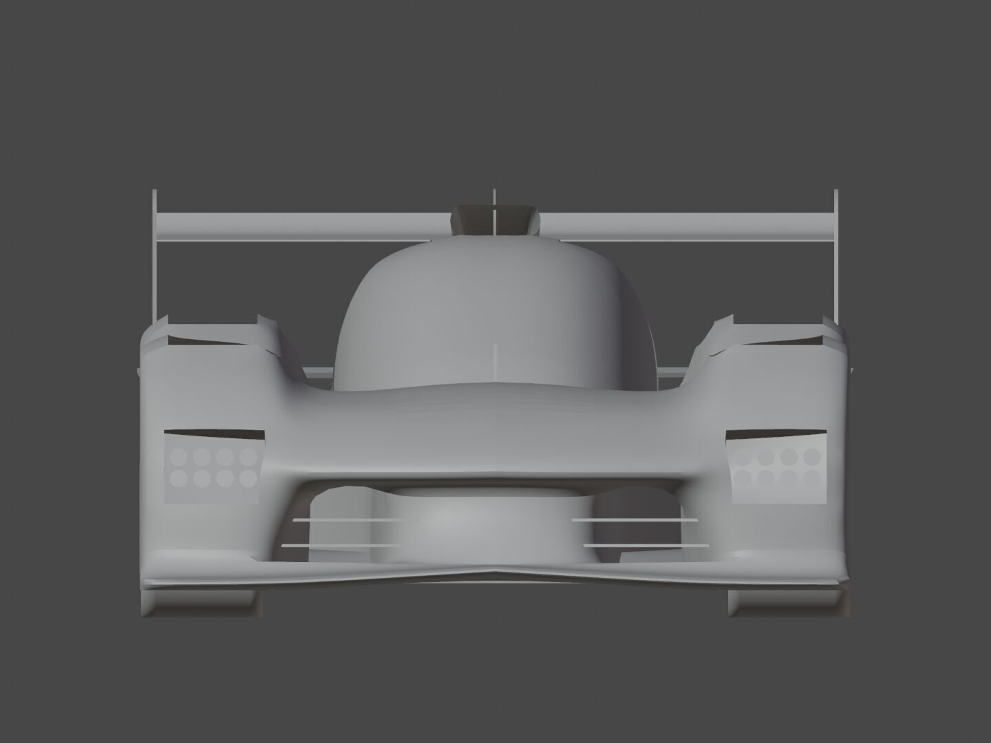 Le Mans Prototype Racecar 3D Model High-Performance LMP Vehicle Low-poly 3D model_1