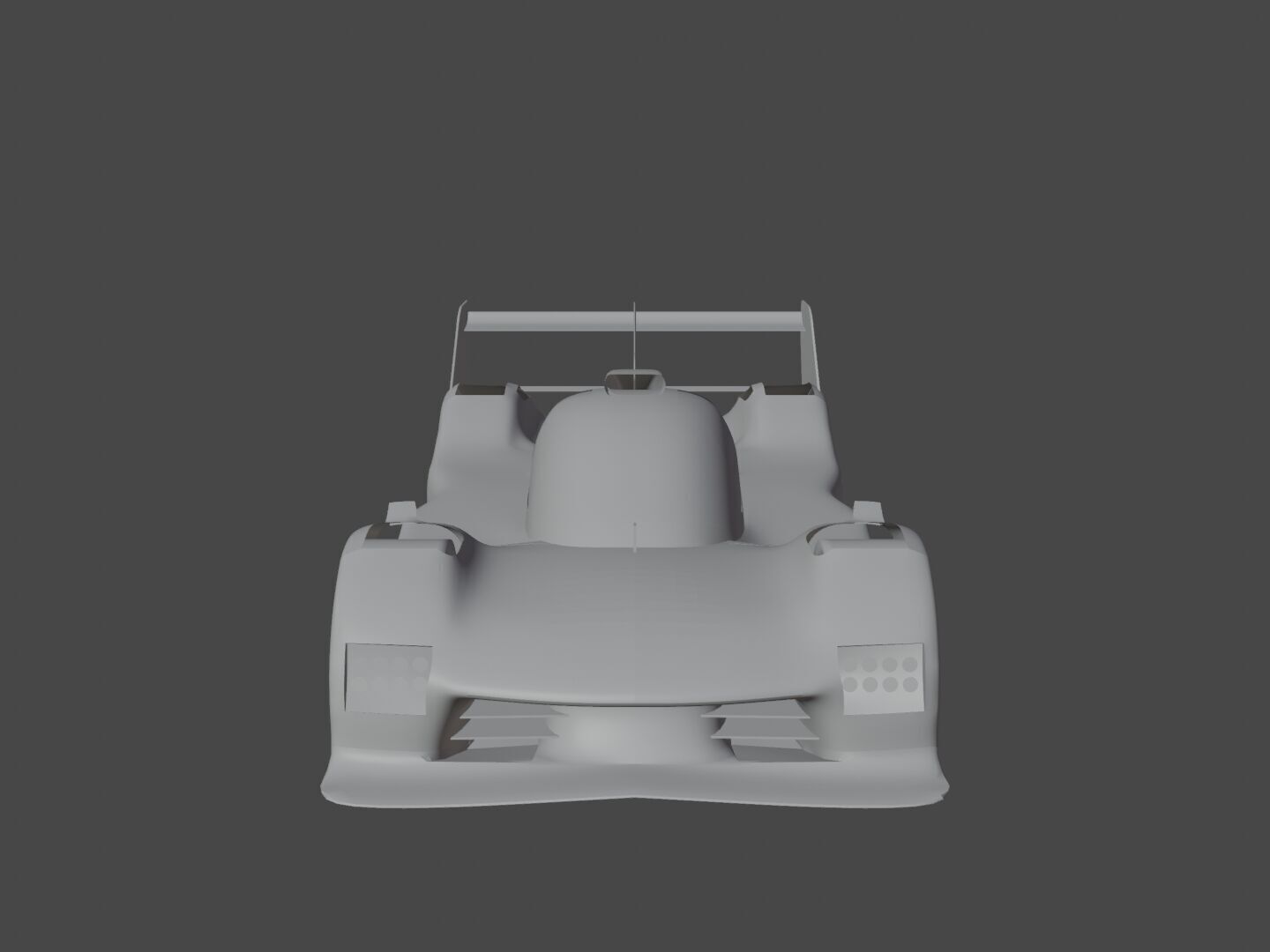 Le Mans Prototype Racecar 3D Model High-Performance LMP Vehicle Low-poly 3D model_2