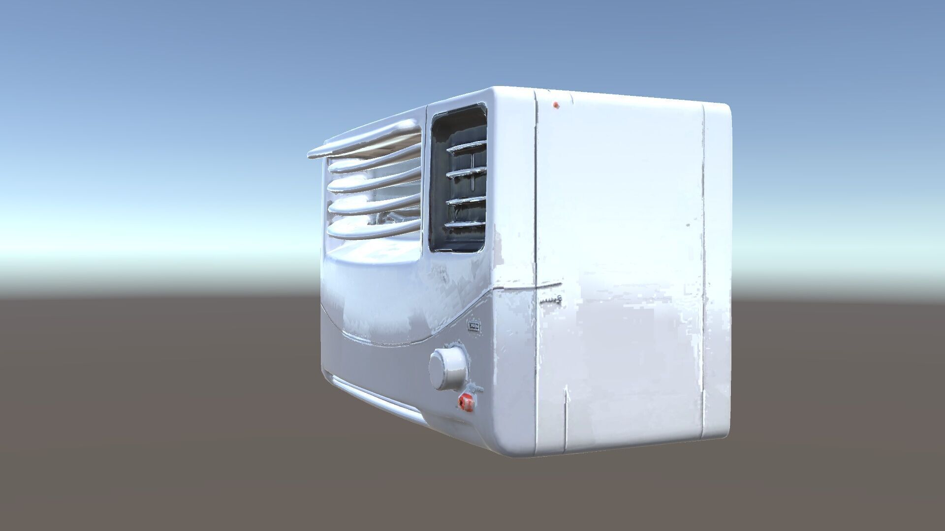 Window Air Conditioner D Model Pack Low-poly 3D model_13