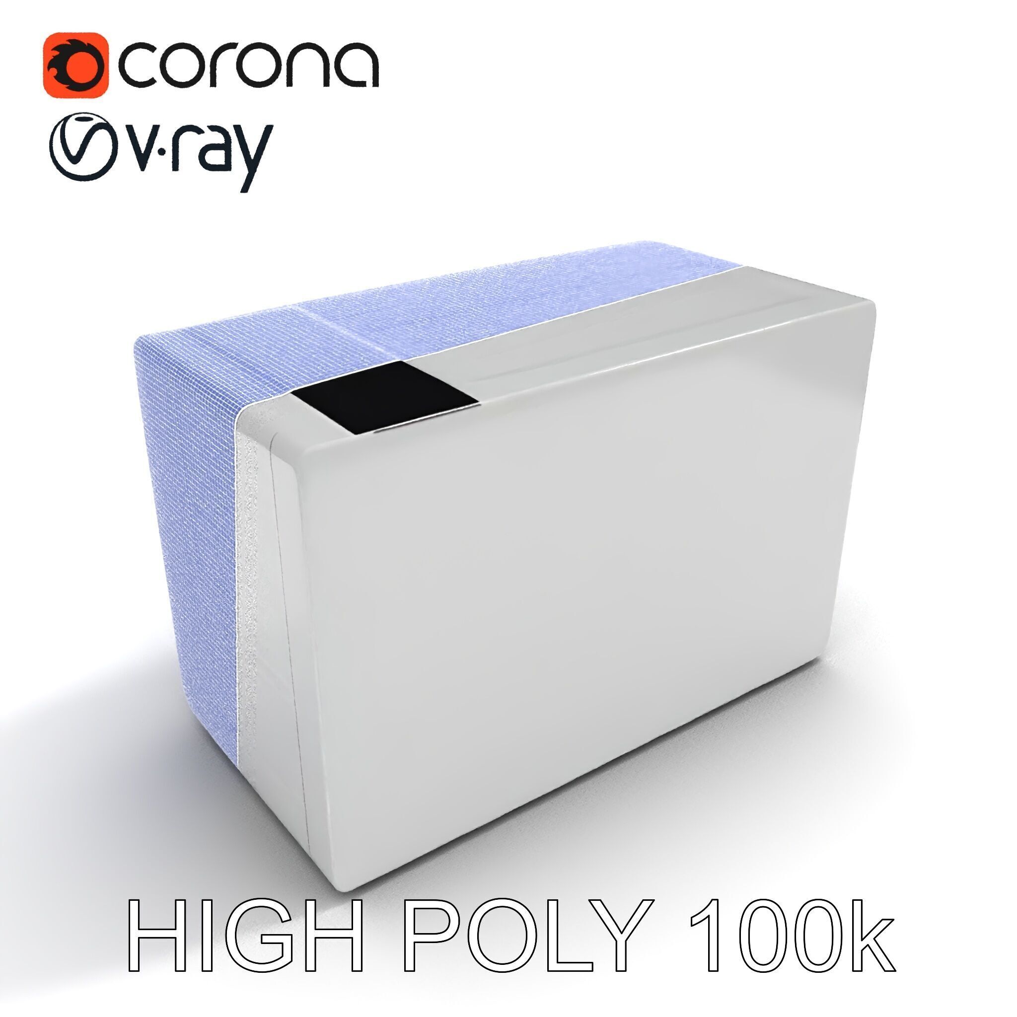 Window Air Conditioner D Model Pack Low-poly 3D model_35