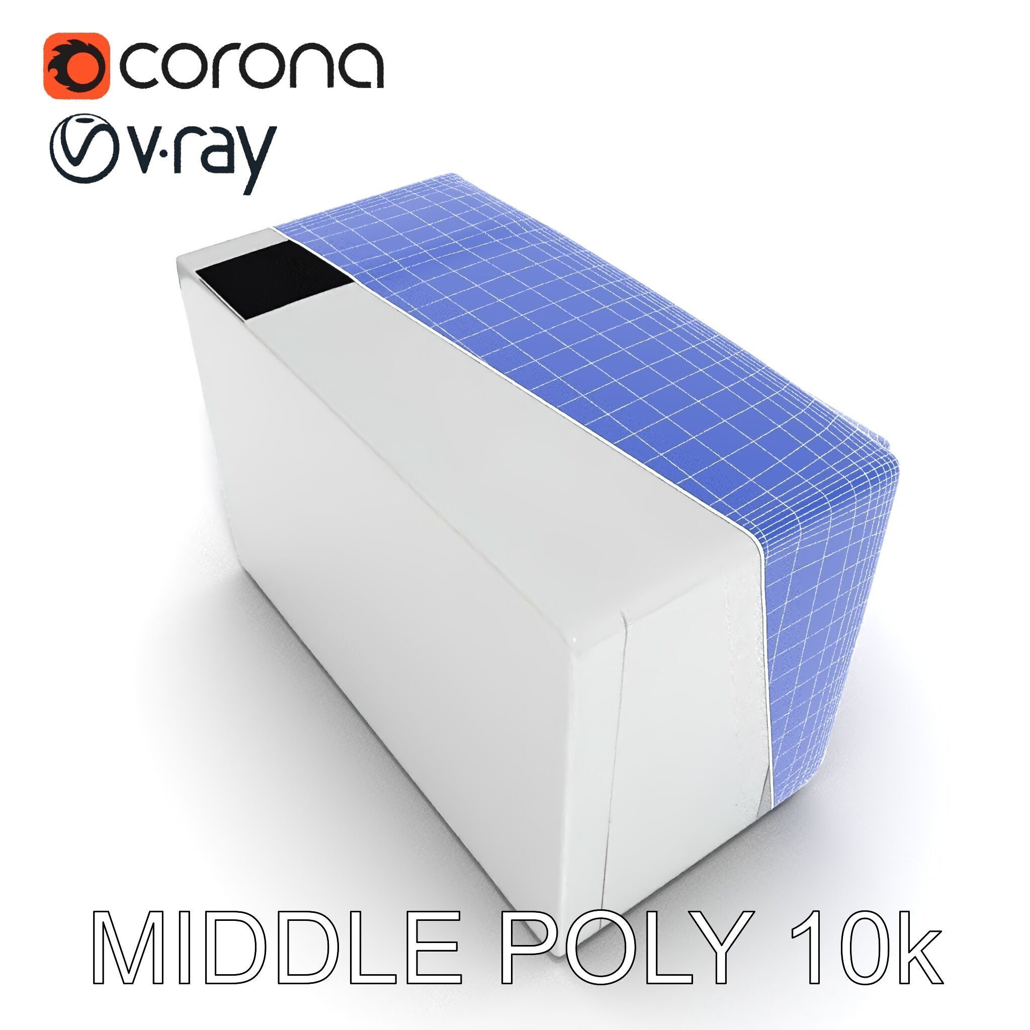 Window Air Conditioner D Model Pack Low-poly 3D model_27