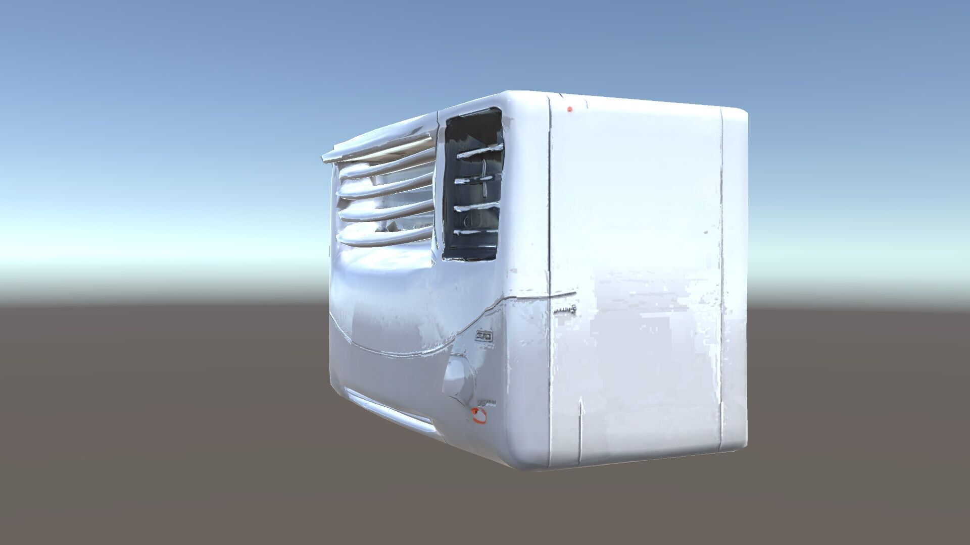 Window Air Conditioner D Model Pack Low-poly 3D model_34