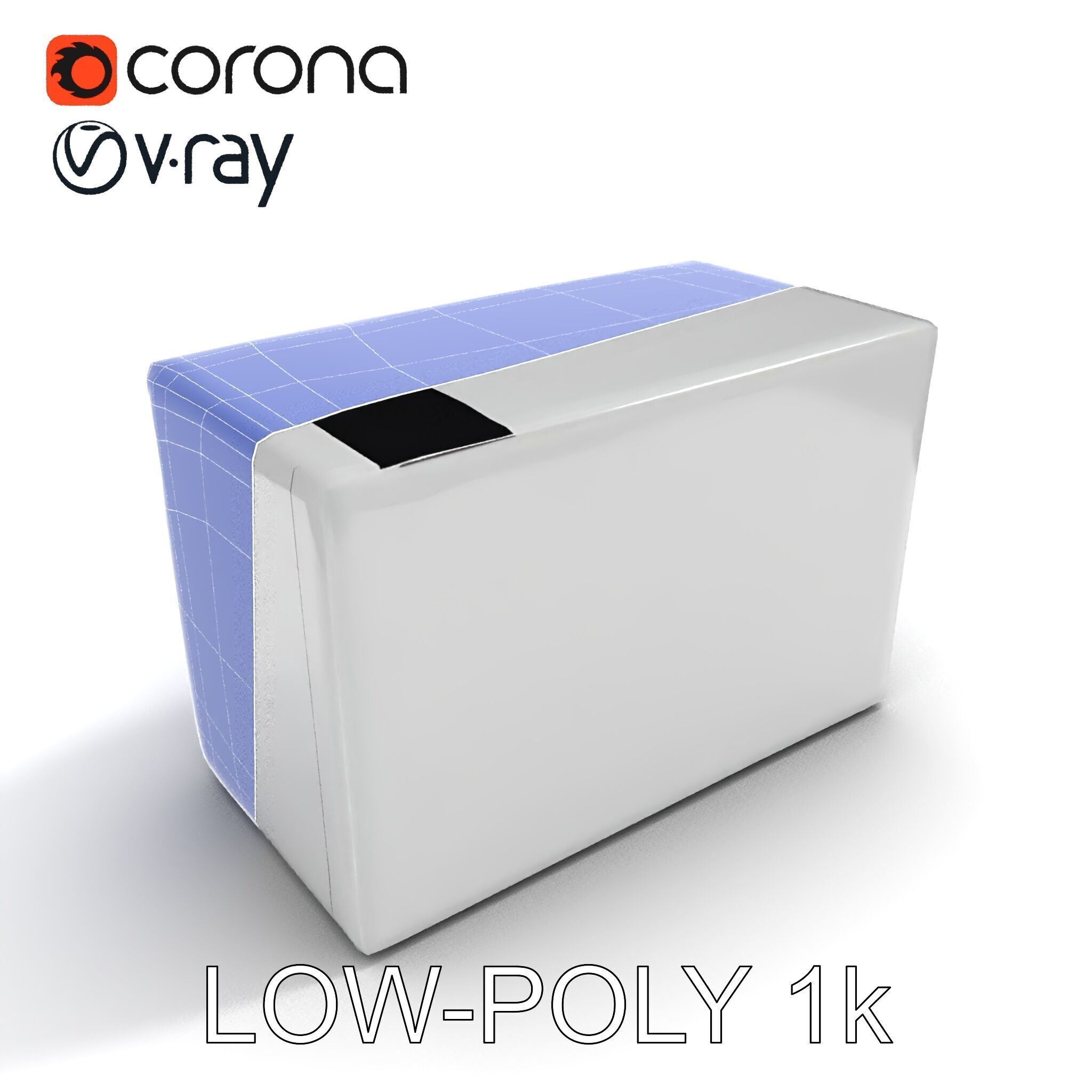 Window Air Conditioner D Model Pack Low-poly 3D model_25