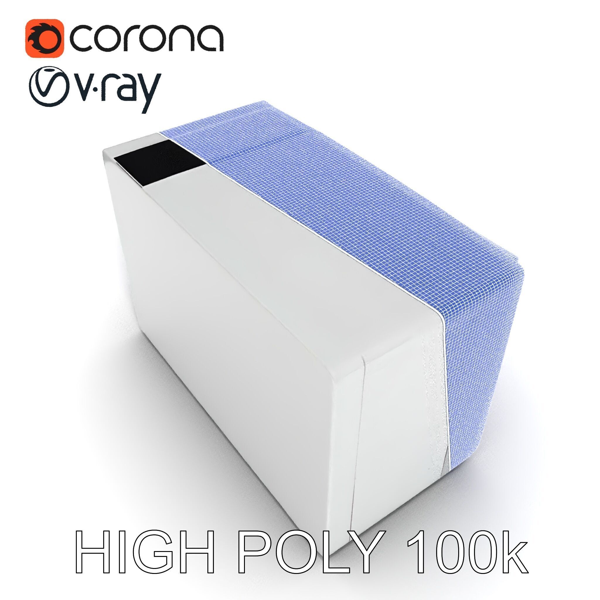 Window Air Conditioner D Model Pack Low-poly 3D model_23