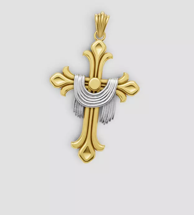 Cross Pendant Free 3D print model