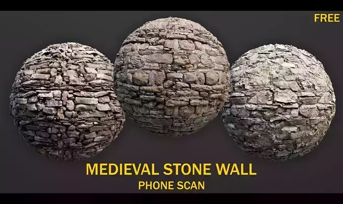 Medieval Wall Textures Scan vol1 Texture