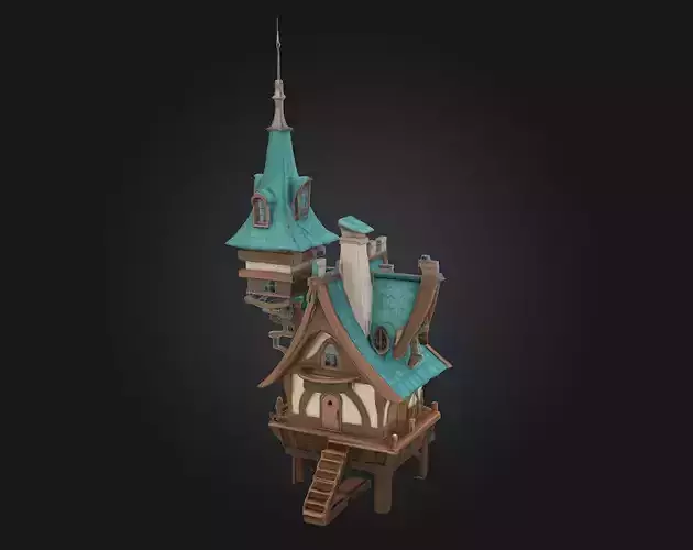 Whimsical Spire House