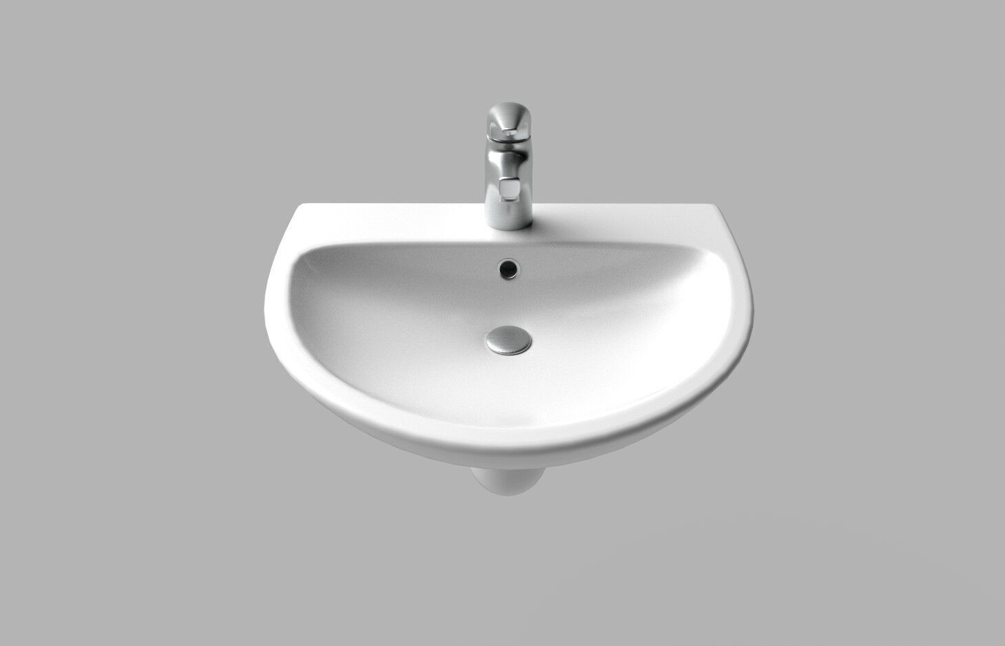 Bathroom Sink M01 Low-poly 3D model_3