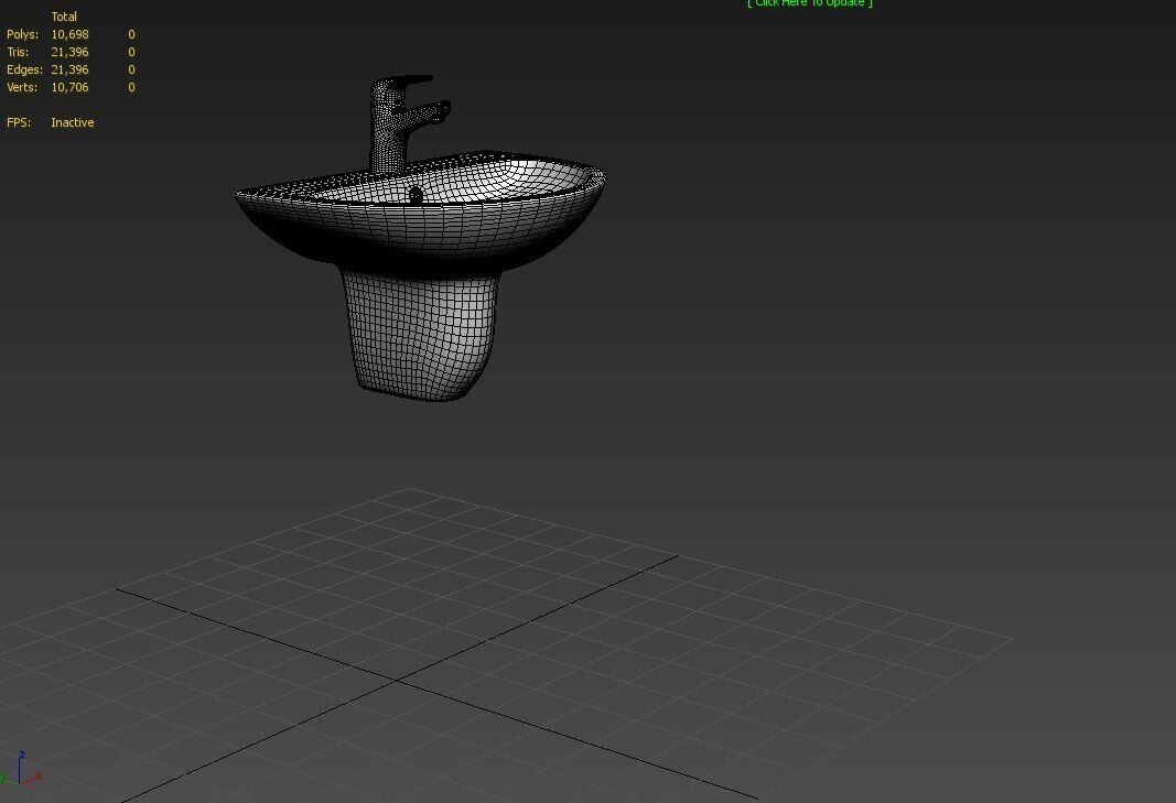 Bathroom Sink M01 Low-poly 3D model_7