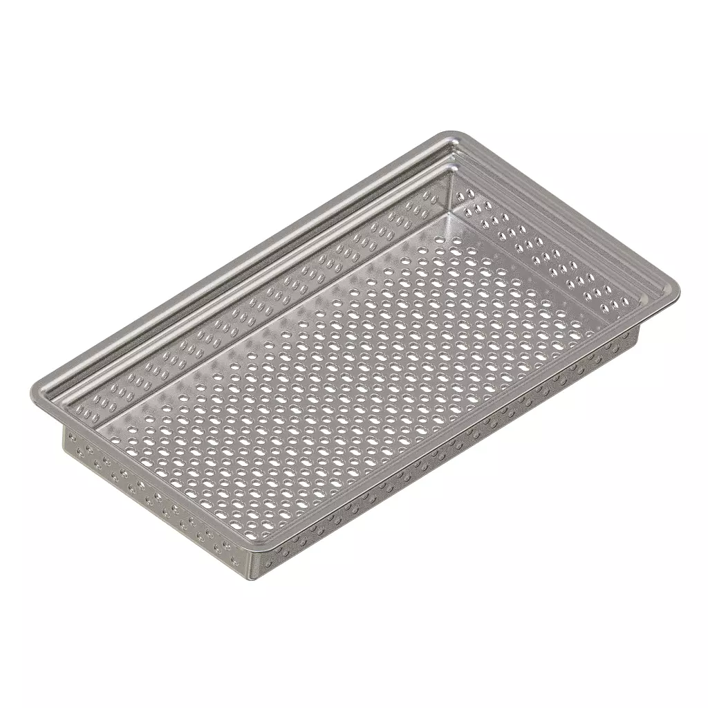 Exquisite Perforated Food Pan 3D print model_0