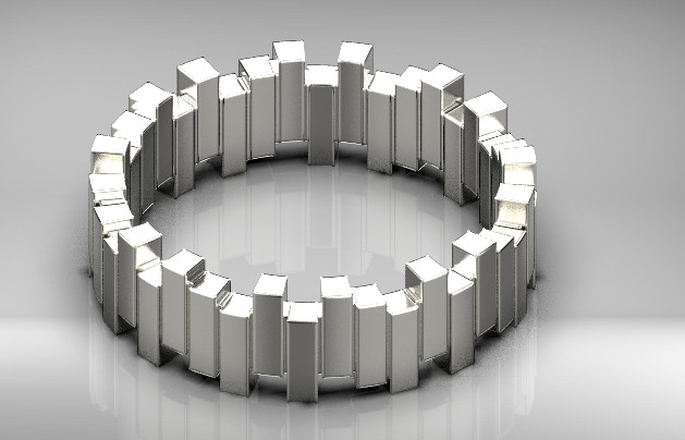 Dior ring 3D print model_11