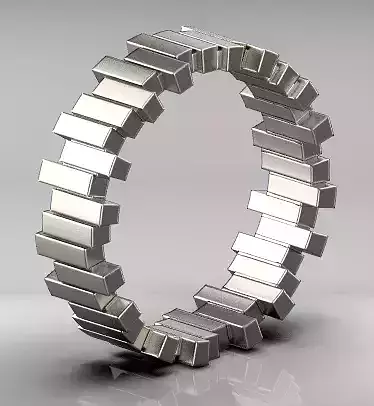 Dior ring 3D print model