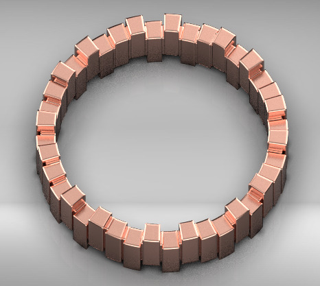 Dior ring 3D print model_14