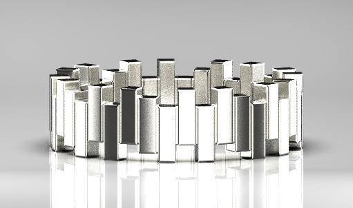 Dior ring 3D print model_20