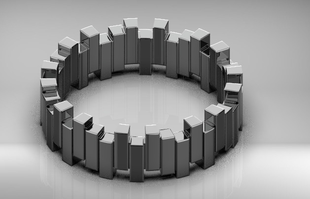 Dior ring 3D print model_10