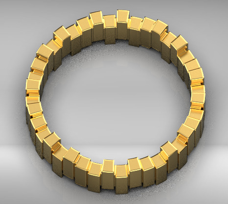 Dior ring 3D print model_16