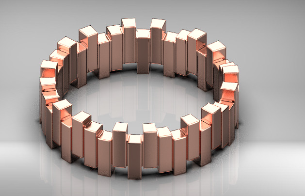 Dior ring 3D print model_9